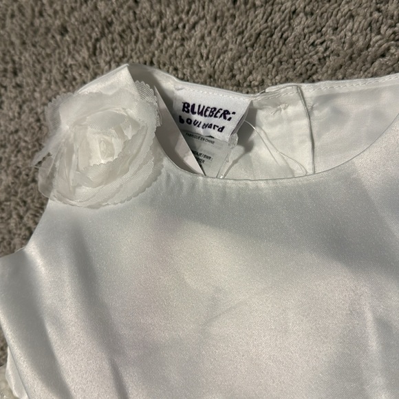 NWT Blueberi Boulevard 2-pc. Floral Applique Fit and Flare Dress & Headband Set - Picture 3 of 11